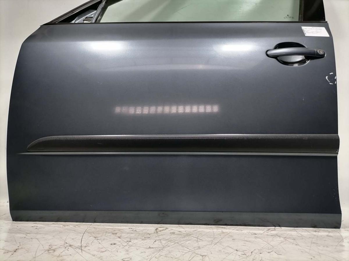 Skoda Fabia 2 5J original T&uuml;r vorn links LF8J Anthrazitgrau Rohbau Bj.2009